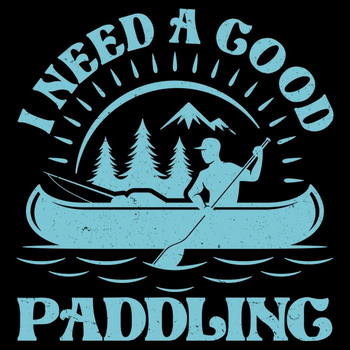 Funny Vintage I Need A Good Paddling Canoe Kayak Fan Women's V-Neck T-Shirt