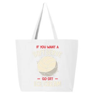 Funny Volleyball If You Want A Soft Serve Voleyball 25L Jumbo Tote