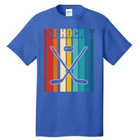 Funny Vintage Ice Hockey Gift Tall T-Shirt