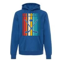 Funny Vintage Ice Hockey Gift Premium Hoodie