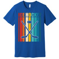 Funny Vintage Ice Hockey Gift Premium T-Shirt