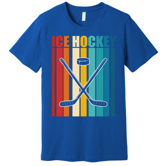 Funny Vintage Ice Hockey Gift Premium T-Shirt