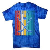 Funny Vintage Ice Hockey Gift Tie-Dye T-Shirt