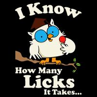 Funny Vintage I Know How Many Licks It Takes Performance Shirt