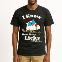 Funny Vintage I Know How Many Licks It Takes Tall T-Shirt