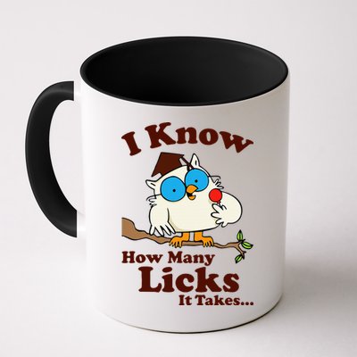 Funny Vintage I Know How Many Licks It Takes Mug