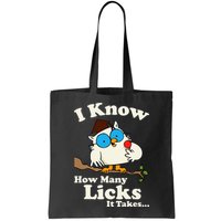 Funny Vintage I Know How Many Licks It Takes Bag