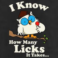 Funny Vintage I Know How Many Licks It Takes Trucker Hat