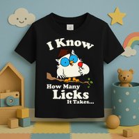 Funny Vintage I Know How Many Licks It Takes Toddler T-Shirt