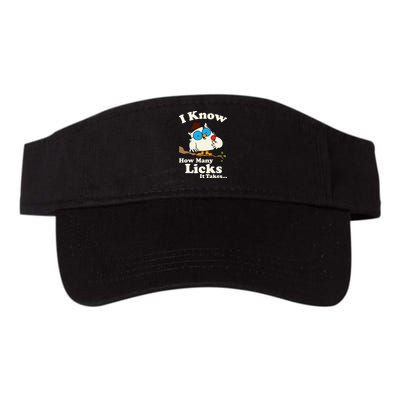 Funny Vintage I Know How Many Licks It Takes Visor