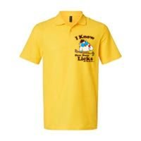 Funny Vintage I Know How Many Licks It Takes Softstyle Adult Sport Polo