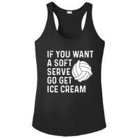 Funny Volleyball If You Want A Soft Serve Volleyball Women Ladies PosiCharge Competitor Racerback Tank