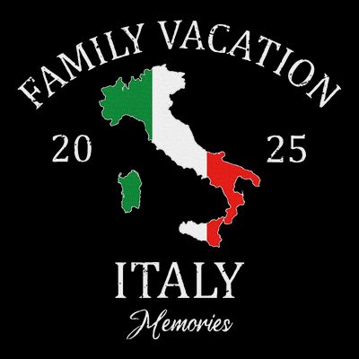 Family Vacation Italy 2025 Family Travel Squad T-Shirt