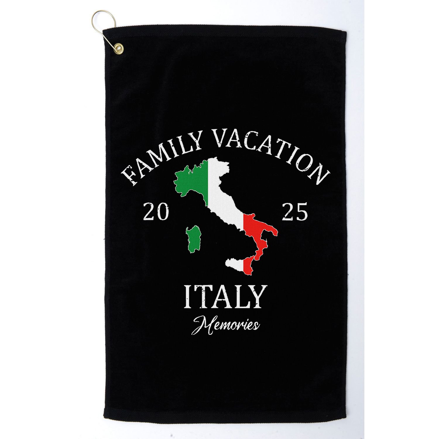 Family Vacation Italy 2025 Family Travel Squad Golf Towel