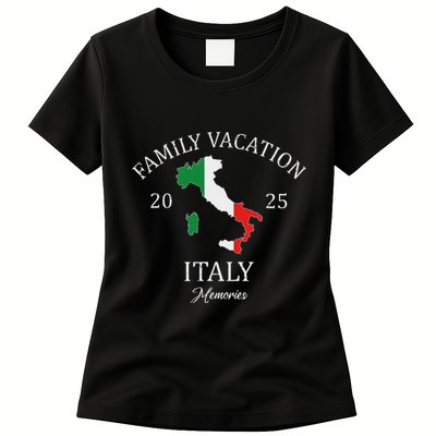 Family Vacation Italy 2025 Family Travel Squad Womens T-Shirt
