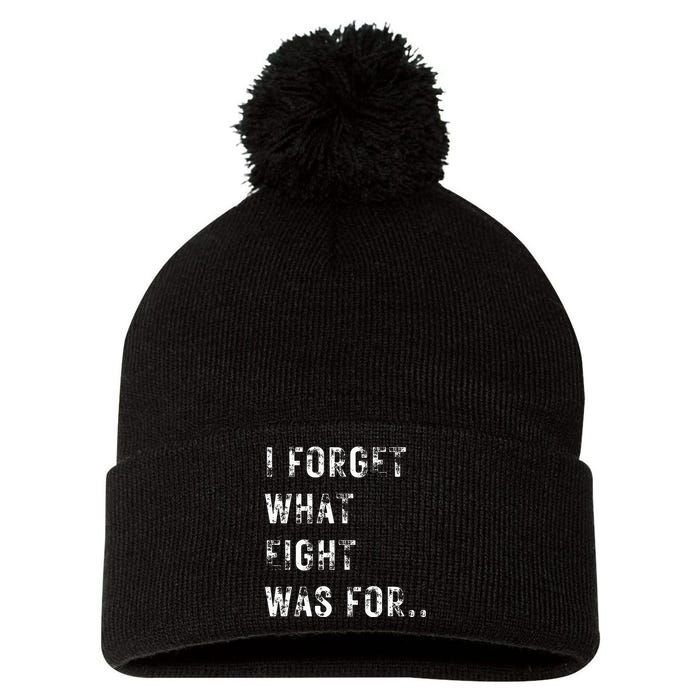 Funny Violent I Forget What 8 Was For Kiss Off Femmes Fans Pom Pom 12in Knit Beanie