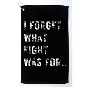 Funny Violent I Forget What 8 Was For Kiss Off Femmes Fans Platinum Collection Golf Towel