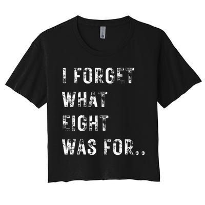 Funny Violent I Forget What 8 Was For Kiss Off Femmes Fans Crop Top