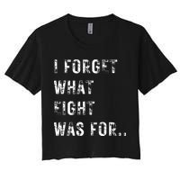 Funny Violent I Forget What 8 Was For Kiss Off Femmes Fans Women's Crop Top Tee