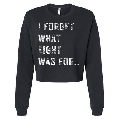 Funny Violent I Forget What 8 Was For Kiss Off Femmes Fans Cropped Pullover Crew