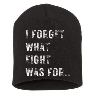 Funny Violent I Forget What 8 Was For Kiss Off Femmes Fans Short Acrylic Beanie