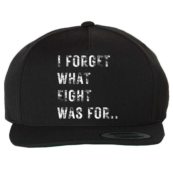 Funny Violent I Forget What 8 Was For Kiss Off Femmes Fans Wool Snapback Cap