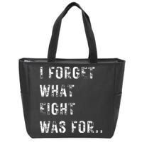 Funny Violent I Forget What 8 Was For Kiss Off Femmes Fans Zip Tote Bag