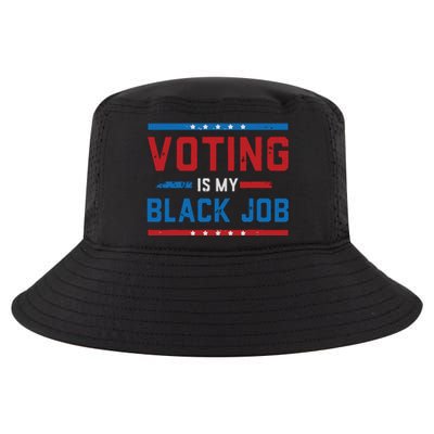 Fun Voting Is My Black Job Vintage Cool Comfort Performance Bucket Hat