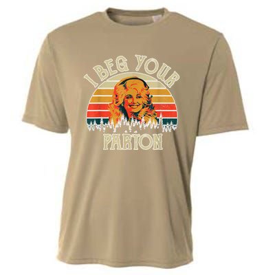 Funny Vintage I Beg Your Parton Funny Cooling Performance Crew T-Shirt