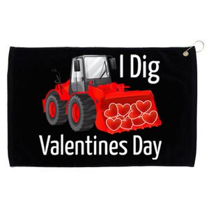 Funny Valentines Imeaningful Giftdig You Outfit Tractor Heart Gift Grommeted Golf Towel