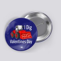 Funny Valentines Imeaningful Giftdig You Outfit Tractor Heart Gift Button