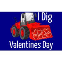 Funny Valentines Imeaningful Giftdig You Outfit Tractor Heart Gift Bumper Sticker