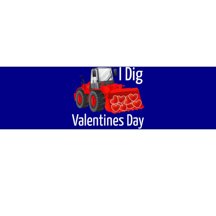 Funny Valentines Imeaningful Giftdig You Outfit Tractor Heart Gift Bumper Sticker