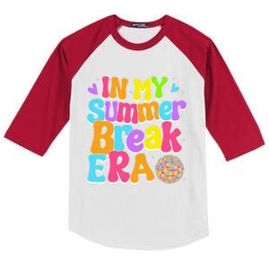 Family Vacation In My Summer Break Era Matching Kids Colorblock Raglan Jersey