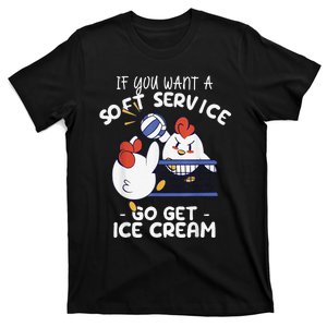 Funny Volleyball If You Want A Soft Serve Volleyball Player T-Shirt