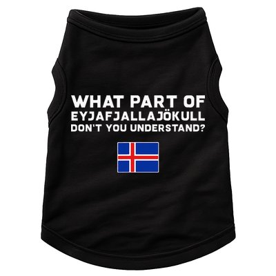 Funny Volcano Iceland Doggie Tank