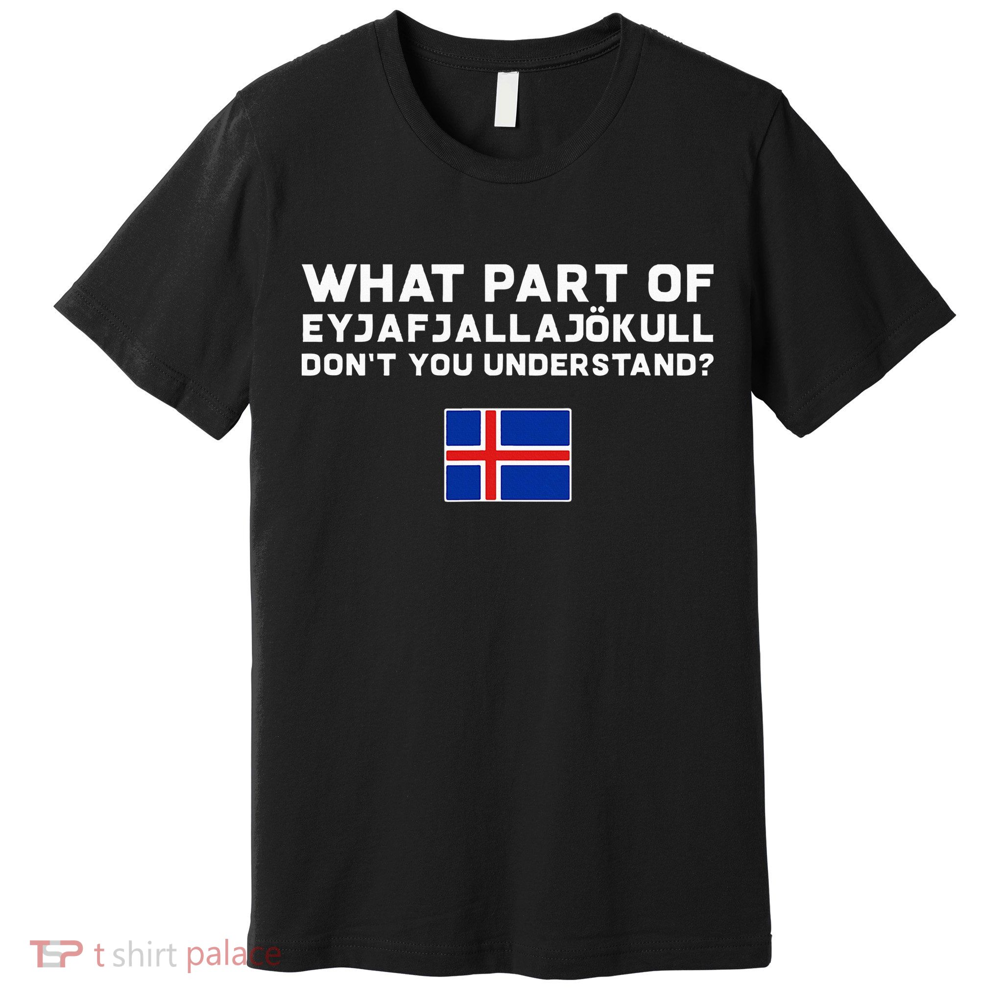 Funny Volcano Iceland Premium T-Shirt