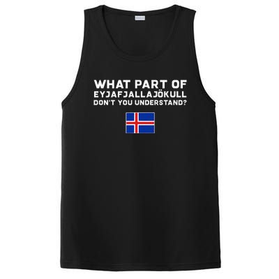 Funny Volcano Iceland PosiCharge Competitor Tank