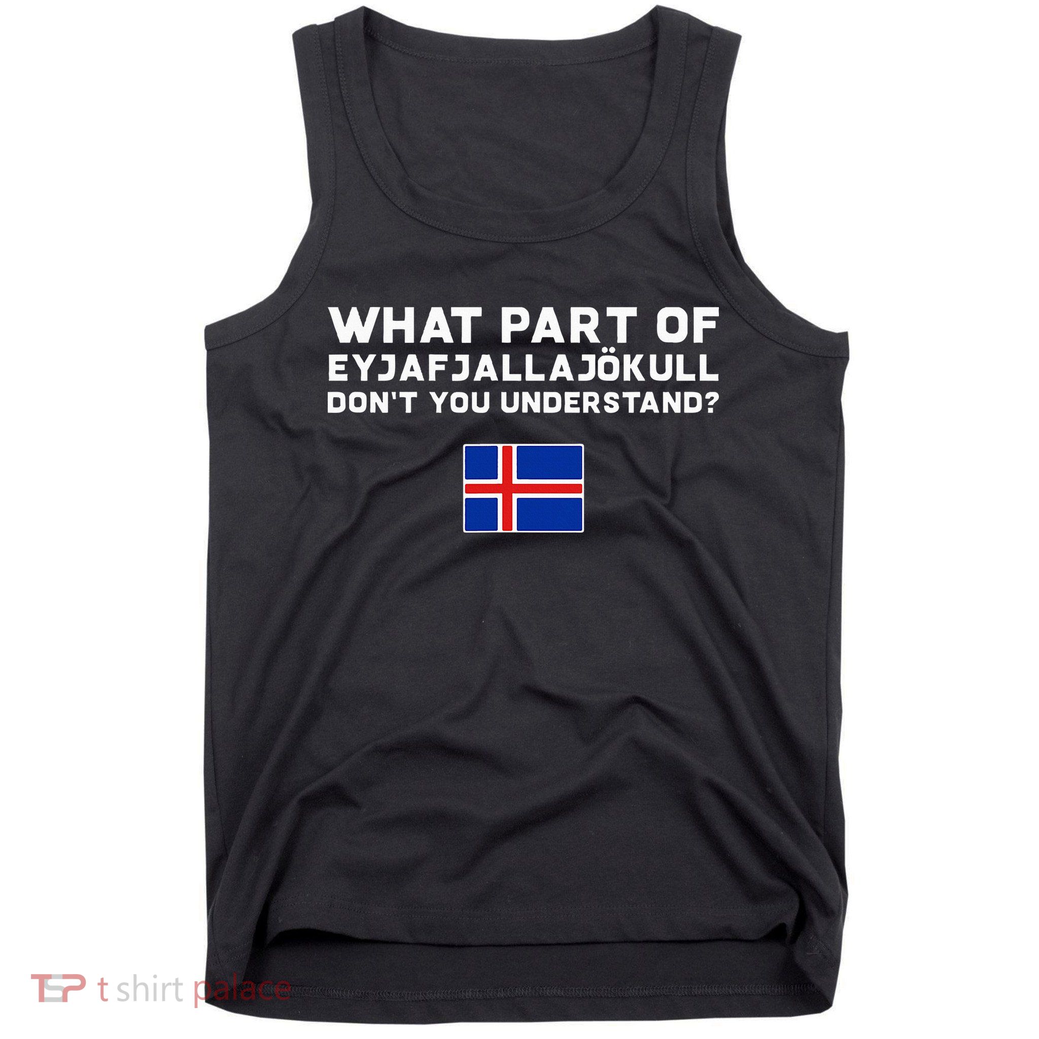 Funny Volcano Iceland Tank Top