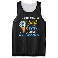 Funny Volleyball If You Want A Soft Serve Volleyball  Mesh Reversible Basketball Jersey Tank