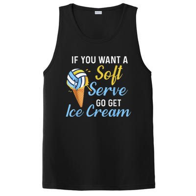 Funny Volleyball If You Want A Soft Serve Volleyball  PosiCharge Competitor Tank