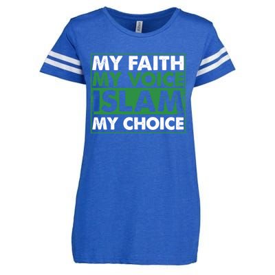 Faith Voice Islam Choice Religion Religious Islamic Gift Cute Gift Enza Ladies Jersey Football T-Shirt