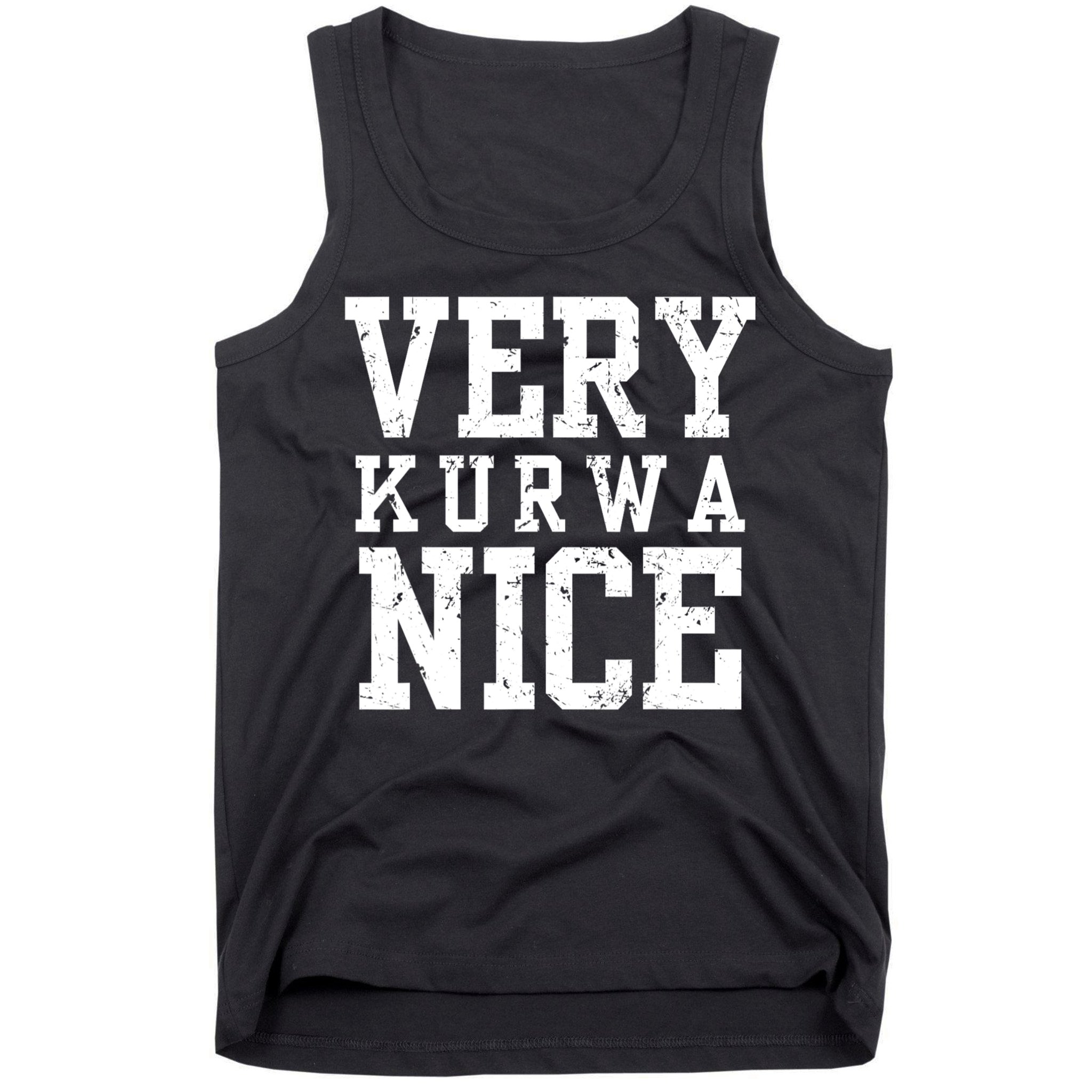 Funny Very Kurwa Nice Poland Polska Very Nice Fathers Day Tank Top
