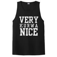 Funny Very Kurwa Nice Polish English Sarcasm PosiCharge Competitor Tank