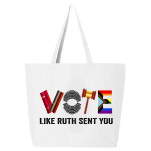 Funny Vote Like Ruth Sent You Gavel Feminists Lgbt Pride Design Gift 25L Jumbo Tote