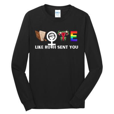 Funny Vote Like Ruth Sent You Gavel Feminists Lgbt Pride Tall Long Sleeve T-Shirt