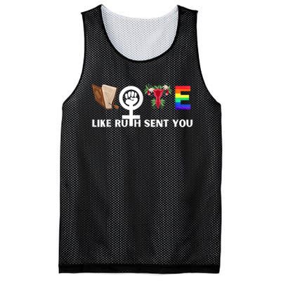 Funny Vote Like Ruth Sent You Gavel Feminists Lgbt Pride Mesh Reversible Basketball Jersey Tank