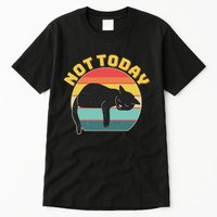 Funny Vintage Lazy Sleepy Not Today Cat Tall T-Shirt