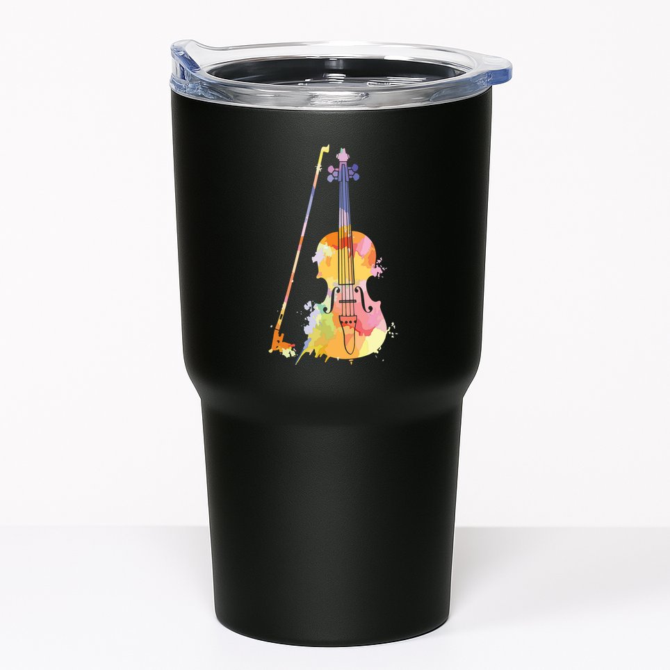 Funny Violin Lover Art For Men Women Violin Player Violinist Tumbler