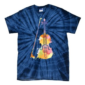 Funny Violin Lover Art For Men Women Violin Player Violinist Tie-Dye T-Shirt